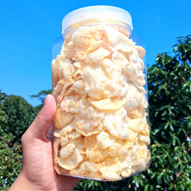 

Emping Melinjo / Emping Melinjo Matang Original Asin Kemasan Toples