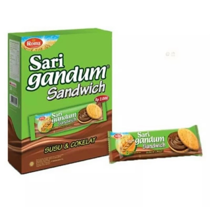 

ROMA SARI GANDUM 1 BOX ISI 12