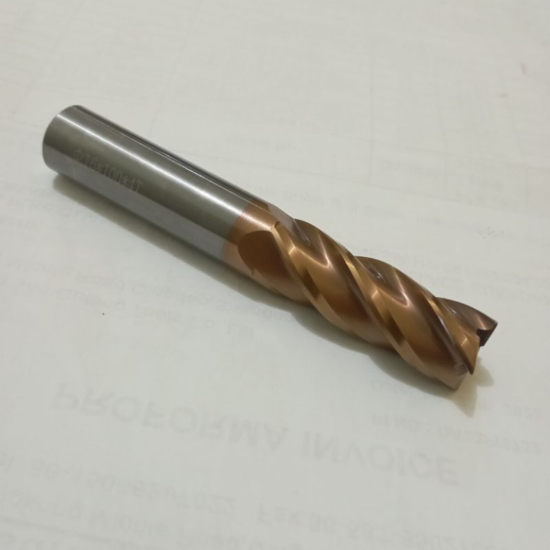 endmill carbide 16 4f endmill  16mm 4flute carbide bor fais 16 4flute piasu milling 16mm 4flute