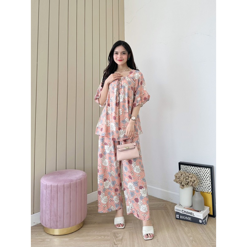 JAMEELA SET HD.ID | ONESET JAMEELA  LENGAN PANJANG CELANA PANJANG| JAMEELA SET BABYDOLL | SET RAYON 