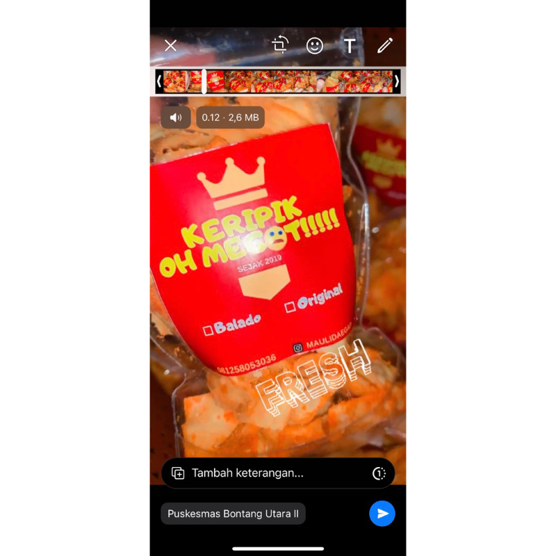 

Keripik Pangsit Ohmegot