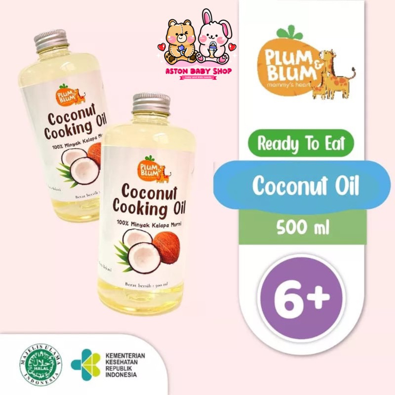 

Plum & Blum Coconut Cooking Oil 500 ml Minyak Goreng Kelapa