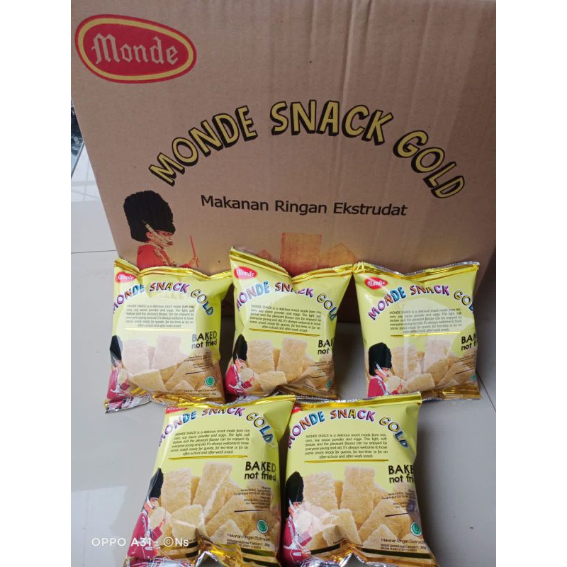 

Monde Serena Snack Gold Paket isi 5 Bungkus @30 gram Griya Snack