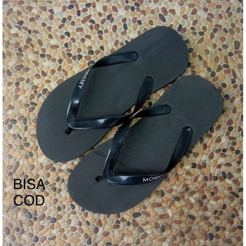 Sandal Jepit Karet Polos Morisay New Pria Wanita Sendal Casual Santai