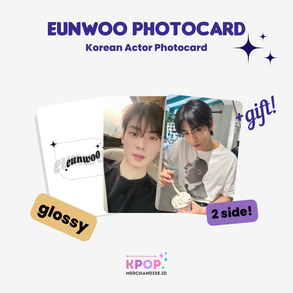 CHA EUNWOO PHOTOCARD UNOFFICIAL