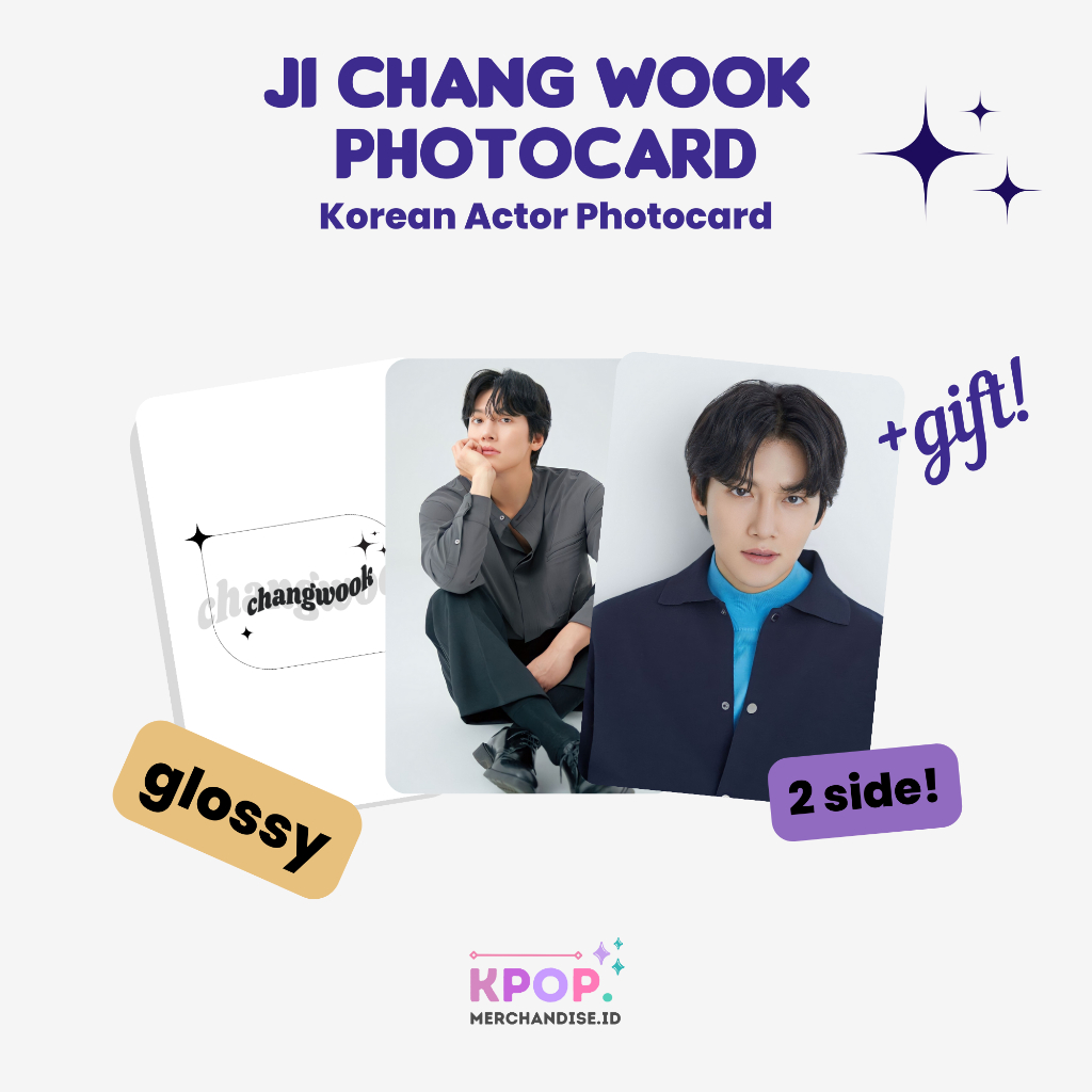 JI CHANG WOOK PHOTOCARD UNOFFICIAL KOREAN ACTOR