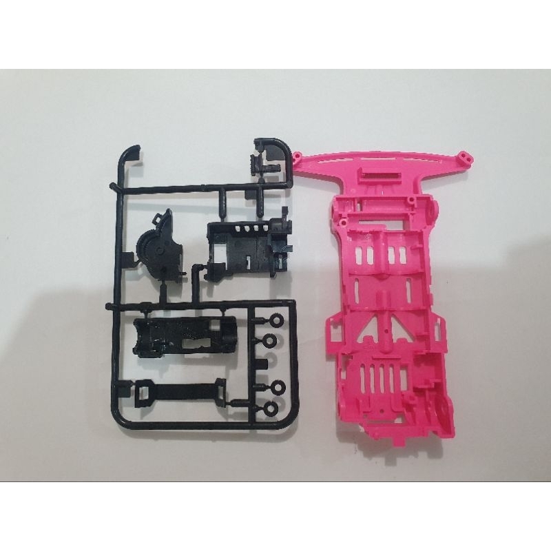 chasis super 1 tamiya pink original