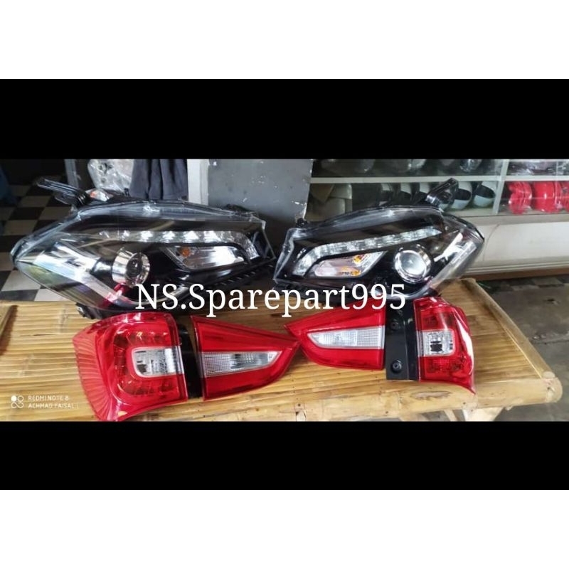 paket headlamp stoplamp lampu bagasi suzuki sx4 s cross 2018 2019 facelift