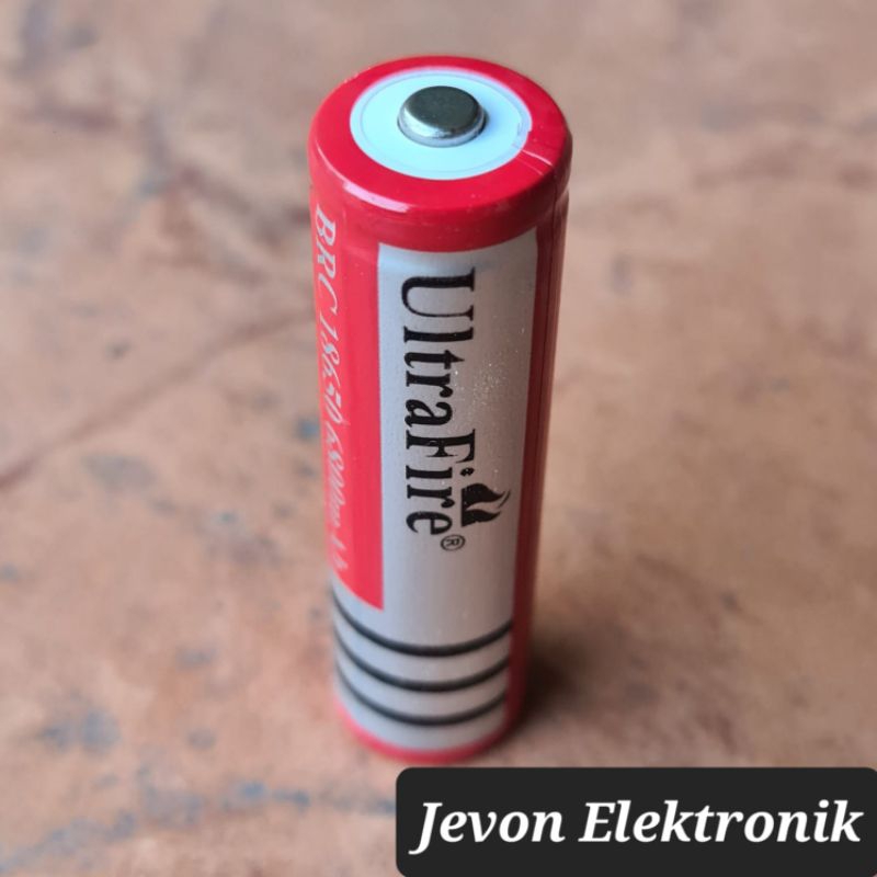 Baterai UltraFire 18650 6800 mAh 3.7v Li-ion Original Isi Ulang Batre Charge Asli Ori 6800mAh