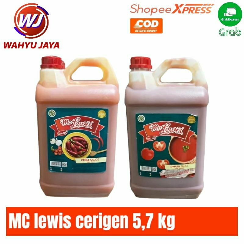 

Mc lewis saus cerigen 5,7 kg