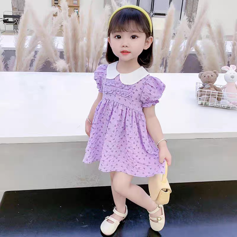 Dress Eoung Jung 1-4 Tahun | Dres Anak Perempuan Korea Import Bayi Dres Gaun Pesta kiosbalitafawa