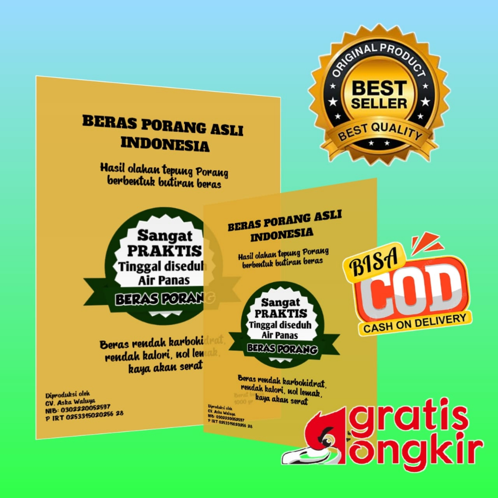 

Beras Porang Murah Curah