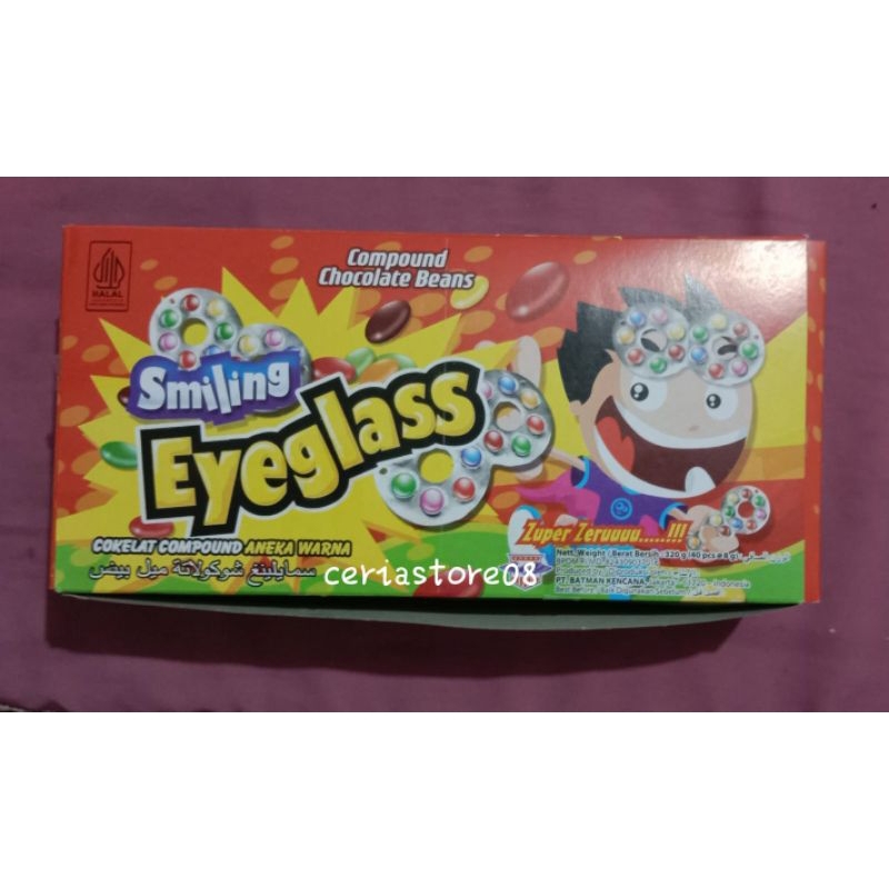 

Permen Cokelat Smiling Eyeglass 1 Box isi 40 Pcs