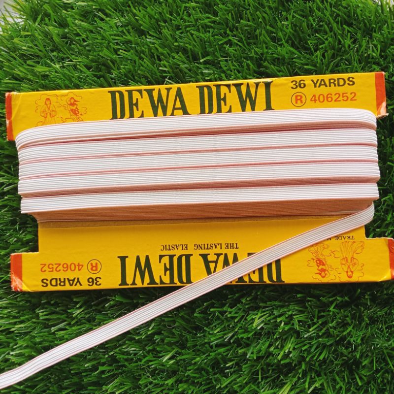 (5 meter) karet elastis papan Dewa Dewi ukuran 7 mm