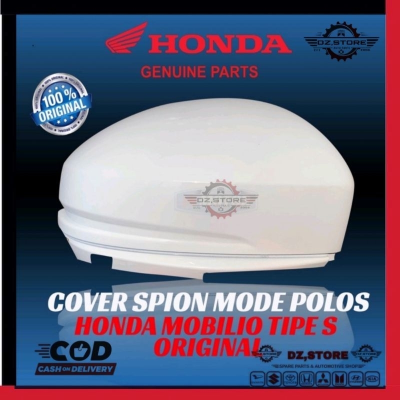 cover spion Honda mobilio tipe S putih polos tanpa lubang sen kanan atau kiri tutup spion mobilio br