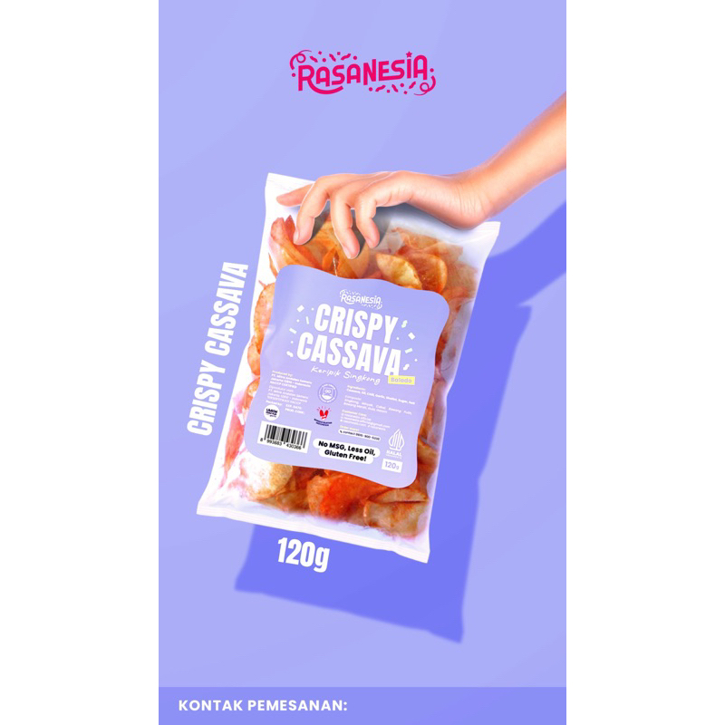 

Crispy Cassava (Keripik Singkong) Balado