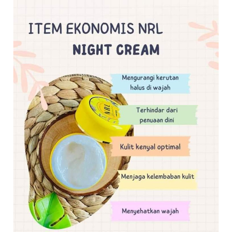 NRL Cream Malam Glowing