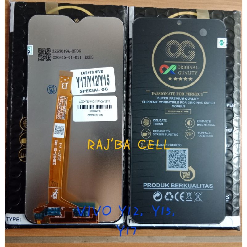 LCD HP LAYAR HP VIVO Y12, VIVO Y15 & VIVO Y17 KWALITAS GRADE A OG KWALITAS ORIGINAL