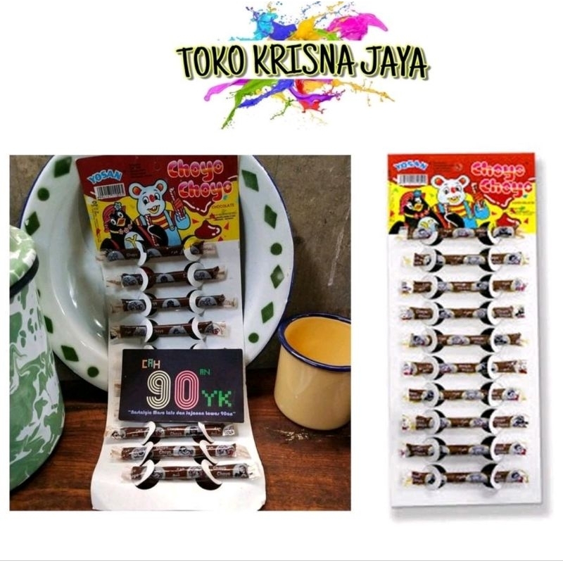 

YOSAN CHOYO CHOYO COKLAT STICK ISI 12 PCS