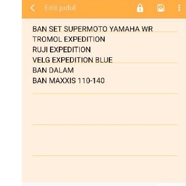 BAN SET SUPERMOTO WR TROMOL EXPEDITION VELG EXPEDITION BAN MAXXIS