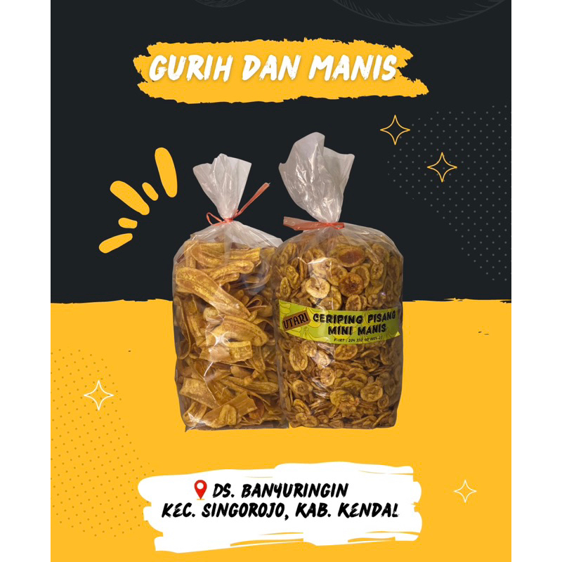 

Ceriping Pisang Gurih dan Manis