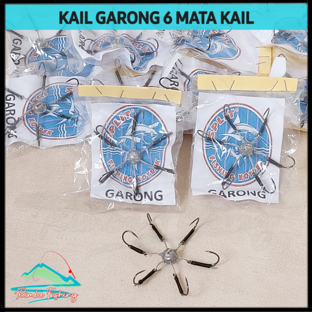 Kail Garong Model Kembang 6 Mata kail