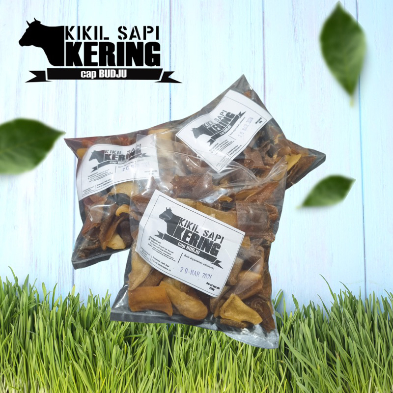 Kikil Sapi Kering tebal / Cecek Sapi Tebal / Kulit Sapi Kering Tebal, Rendam Air Panas Tinggal Masak
