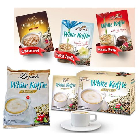 

Kopi Luwak white Coffe original 20g RENCENG ( ISI 10) white coffe