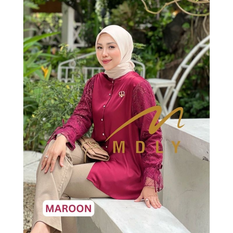 Janny Shirt By MDLY kemeja blouse terbaru MDLY