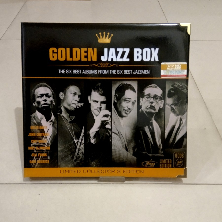 CD Audio Golden Jazz Box The Best Albums Music Barat - K2HDPro (6 cd)