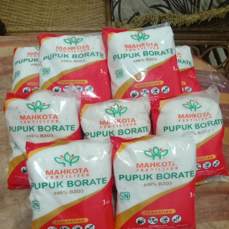 Borate | Boron MAHKOTA Kemasan 1 KG Pupuk Perangsang Buah