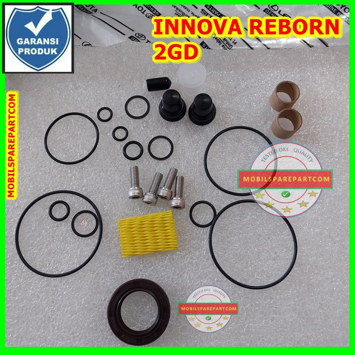 KIT SET REPAIR SEAL KARET ORING SUPPLY PUMP PUM INNOVA REBORN DIESEL 2GD 2.400CC