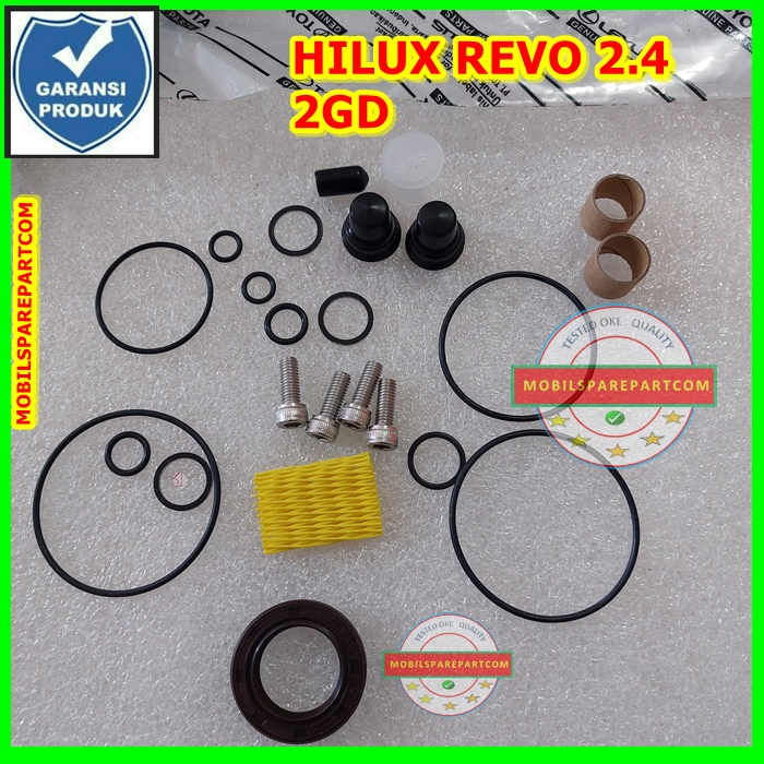 KIT SET REPAIR SEAL KARET ORING SUPPLY PUMP INJEKSI HILUX REVO 2.4 2GD