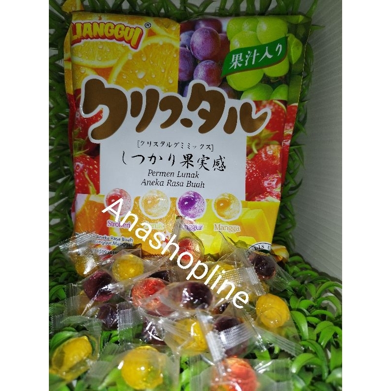 

Jelly Lianggui re-packing / permen lunak aneka buah / candy / jelly / jeli kiloan