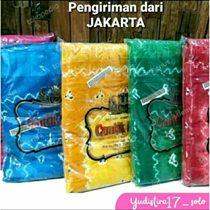 

Sprei Batik Halus Jumputan Dipan QUEEN 160 Asli #CantikManis Solo Ready Kirim Jakarta