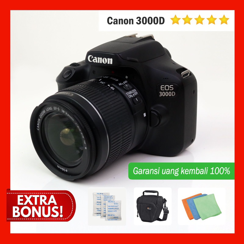 Canon 3000D Kamera DSLR Termurah