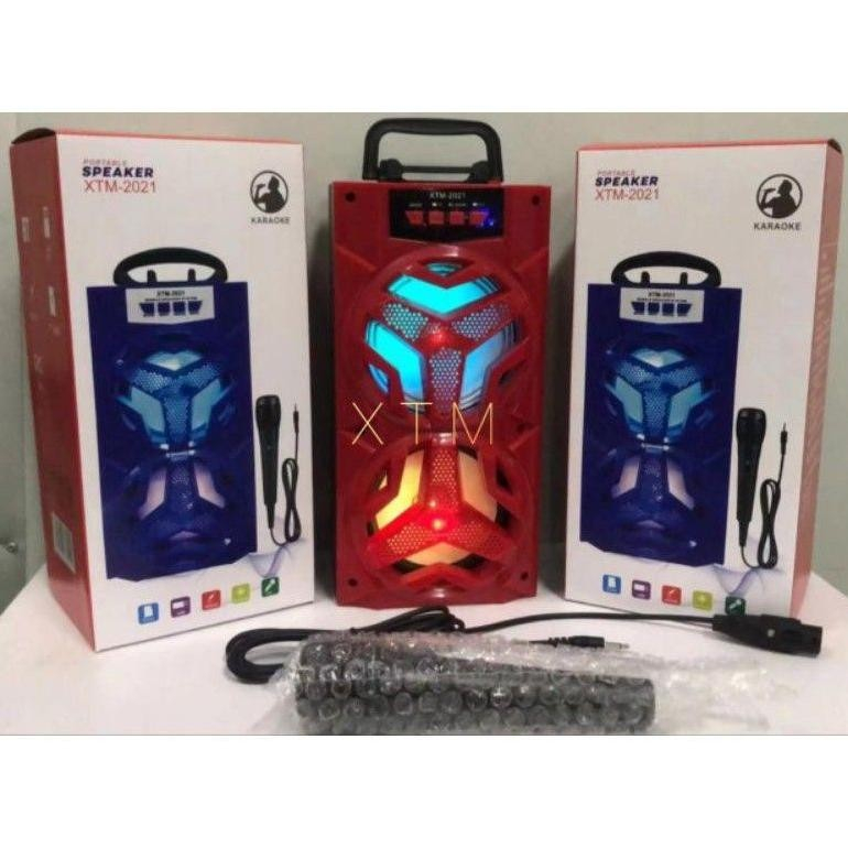 Speaker Bluetooth Xtm-2021 // Sx-2005Plus Mic Karaoke//Speaker