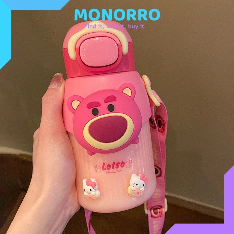 Botol Minum Lotso Botol Minum Tsum Tsum Lotso 2in1 580ml