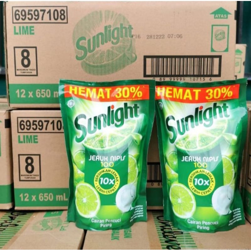 SUNLIGHT 650 Ml sabun Cuci Piring
