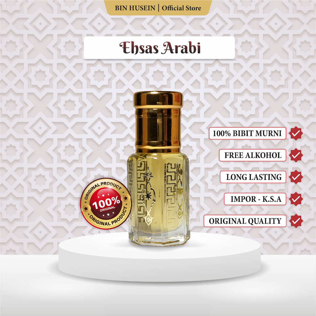 Parfum Premium Saudi Arabia Ehsas Arabi / Parfume Aroma Ehsas Arobi Berkualitas