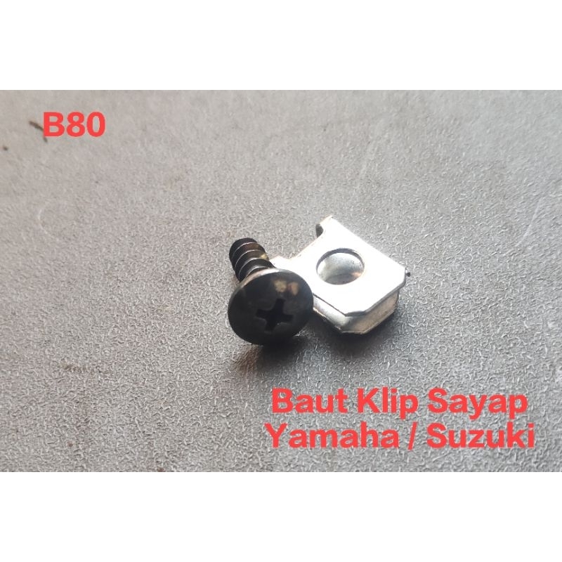 Baut Klip Sayap Suzuki Hitam