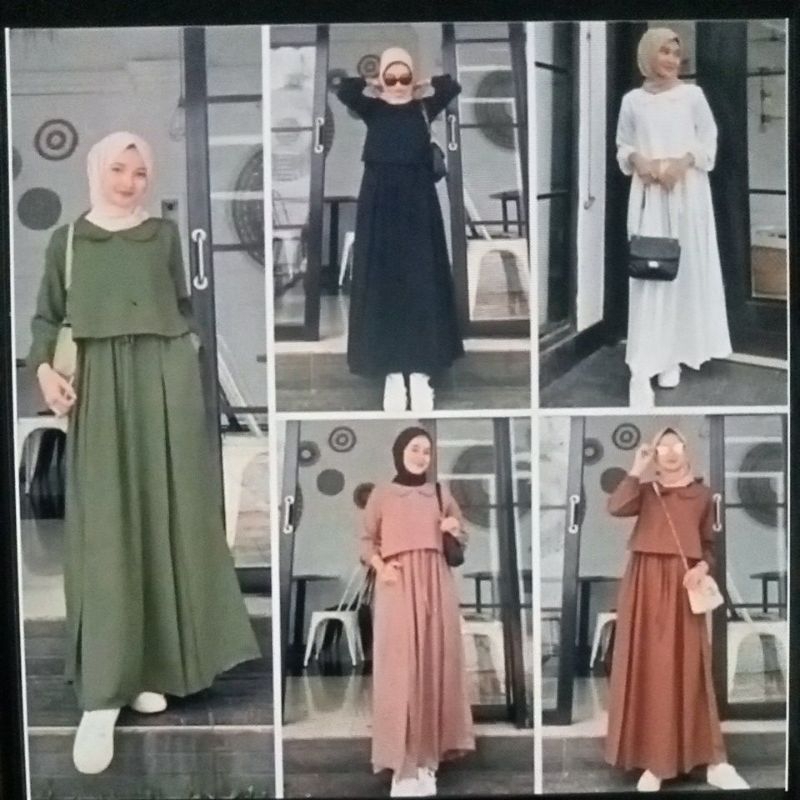 Dress Zafina Orifow Crinkle || Dress Wanita terkini