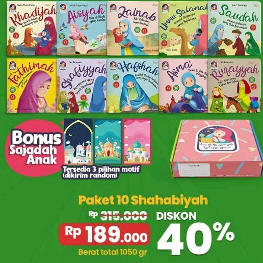 BUKU 10 SHAHABIYAH Wanita Mulia - 10 Sahabiyah Penerbit ziyad Books