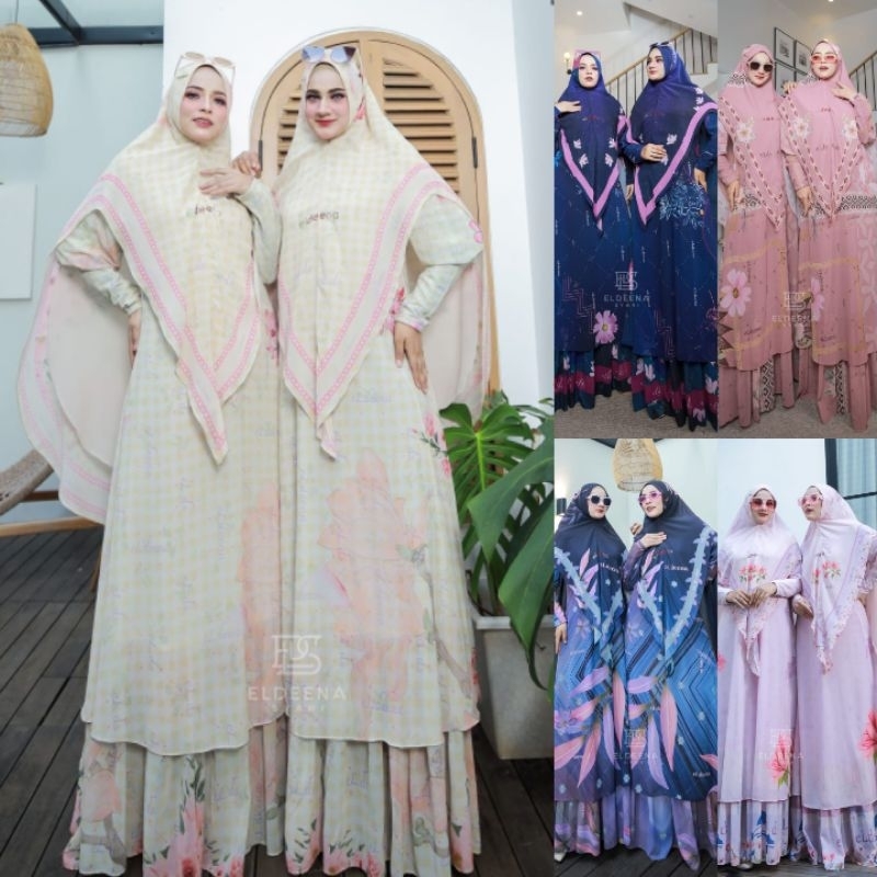 (9) ELDEENA RABELLA  Baju gamis syari Muslimah Rabella Series By El.Deena Syari. Tzy Olshop