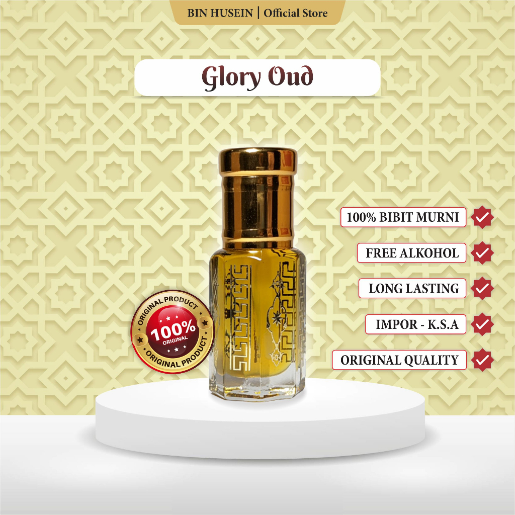 Parfum Premium Saudi Arabia Glory Oud / Parfume Aroma Glori Oud Berkualitas