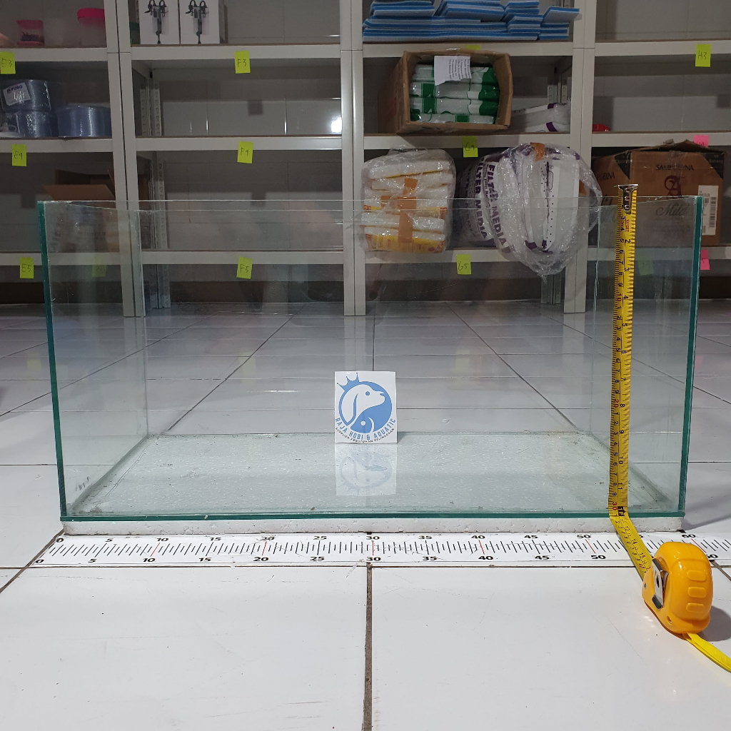 TANK AQUARIUM AKUARIUM IKAN KACA 5MM 5 MM UKURAN 60CM X 30CM X 30CM