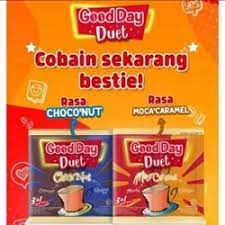 

GOOD DAY DUET KOPI RENTENG ISI 10 CHOCONUT DAN MOCCA CARAMEL