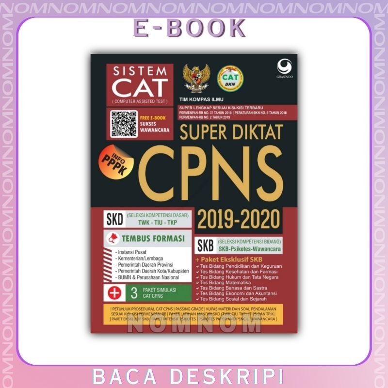 

SUPER DIKTAT CPNS 2019/2020 SISTEM CAT