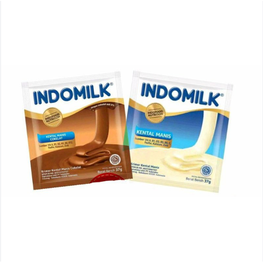 

Indomilk Susu Kental Manis Pack isi 6 x37gr All Variant
