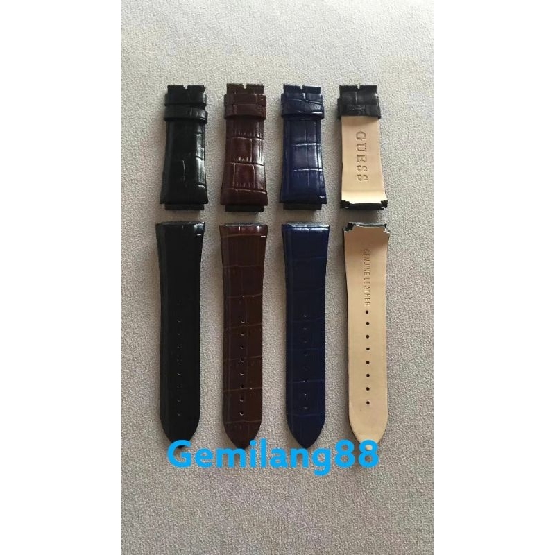strap tali jam Guess Rigor W0040G3 kulit